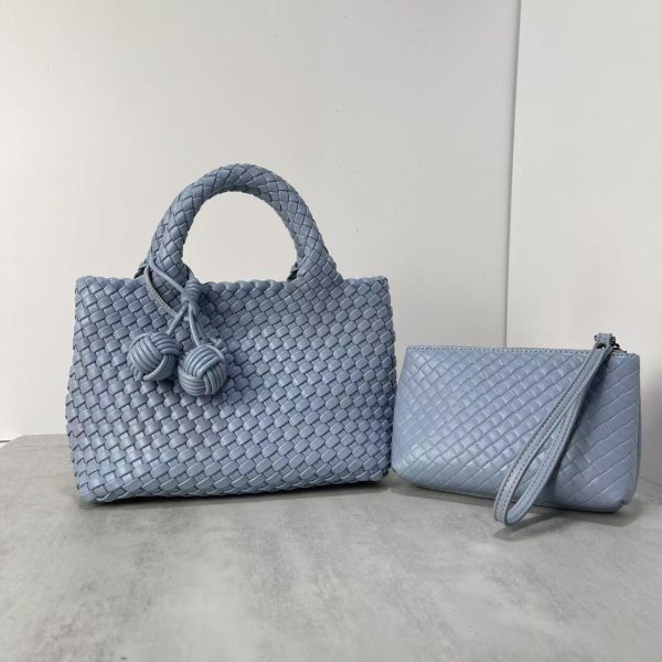 Túi xách dệt bằng da mềm