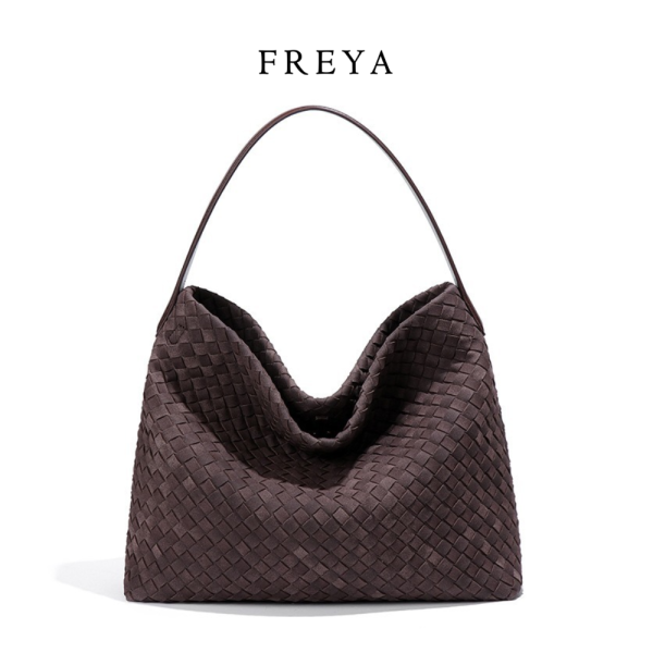 Suede Da Dệt Tote Túi (34*29*11 CM)