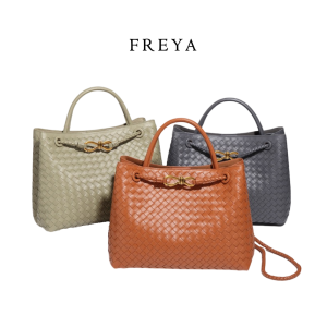 Kích thước lớn da dệt túi xách (32*17*20 cm) - 图片 2