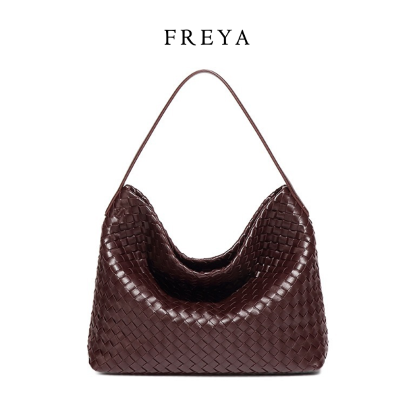 Túi Tote Dệt Bằng Da (35*27*13 CM)