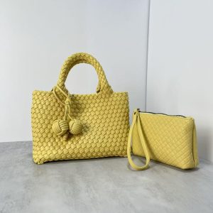 Túi xách dệt màu Macaron - 图片 12