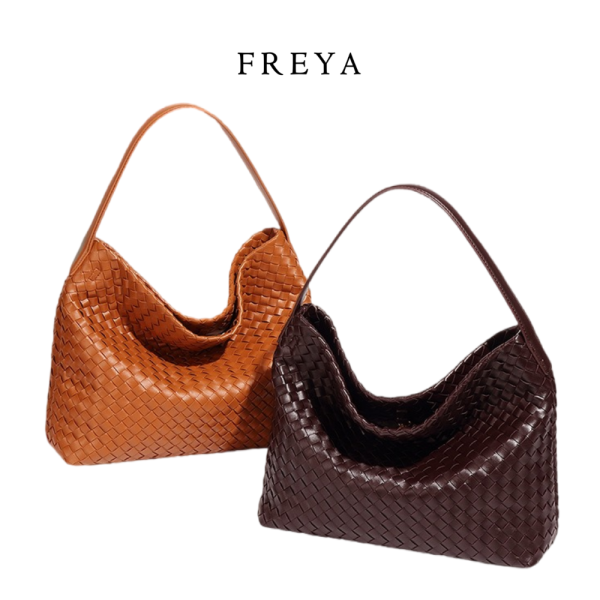 Túi Tote Dệt Bằng Da (35*27*13 CM)