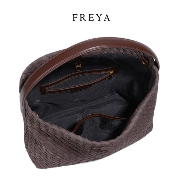 Suede Da Dệt Tote Túi (34*29*11 CM)