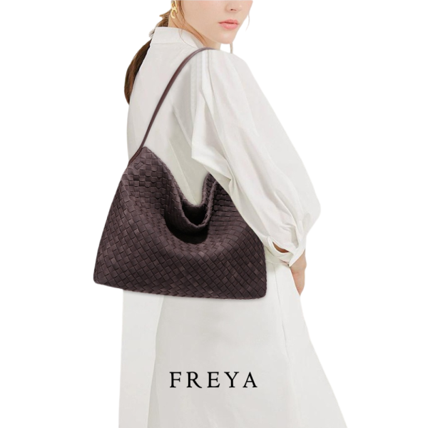 Suede Da Dệt Tote Túi (34*29*11 CM)