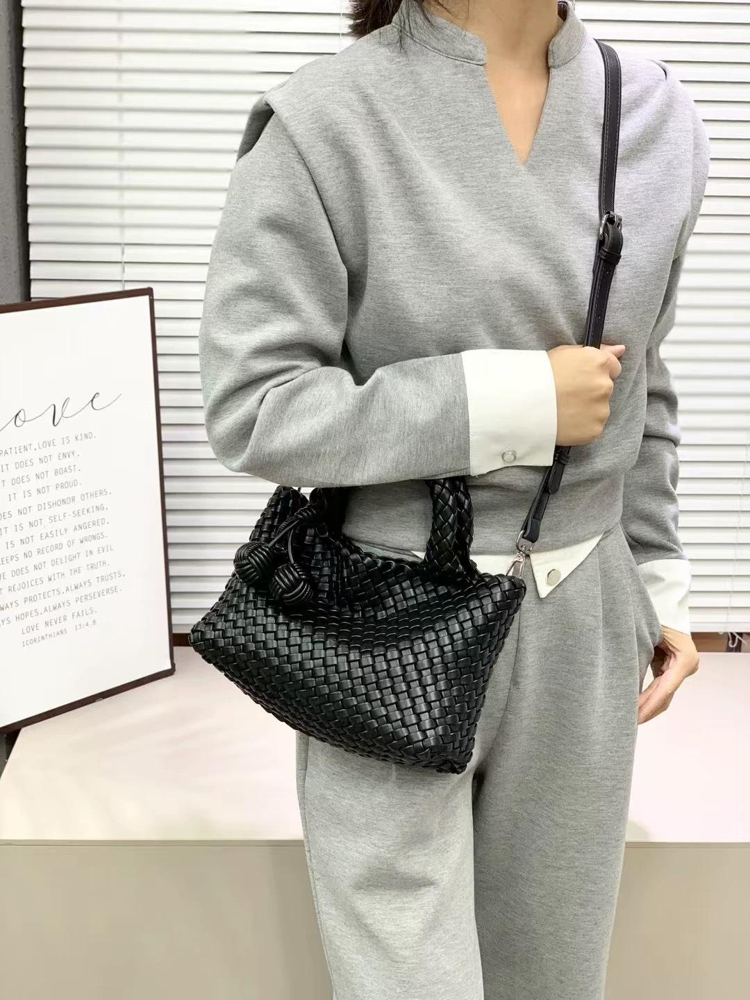 Túi xách dệt màu Macaron - 图片 8