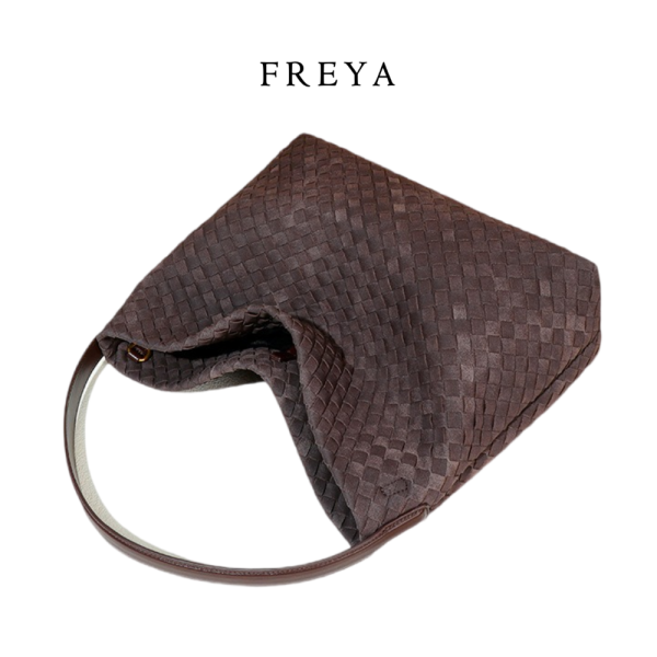 Suede Da Dệt Tote Túi (34*29*11 CM)