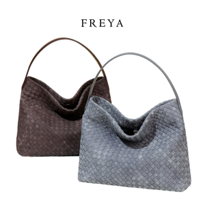 Suede Da Dệt Tote Túi (34*29*11 CM) - 图片 9