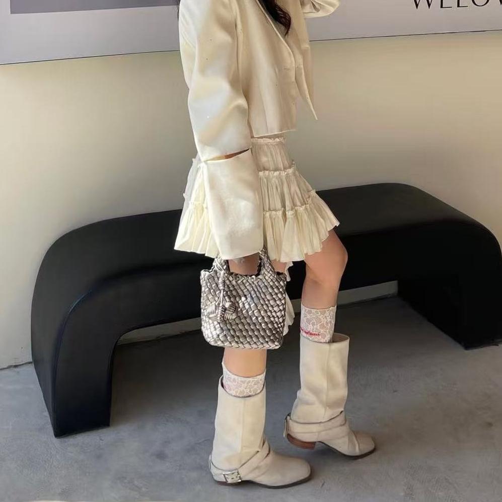 Macaron dệt Tote Bag - 图片 11