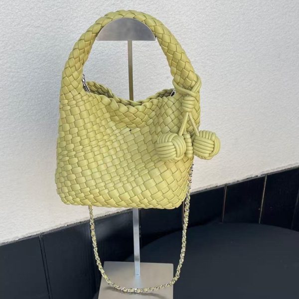 Phụ nữ mềm da dệt túi