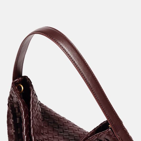 Túi Tote Dệt Bằng Da (35*27*13 CM)