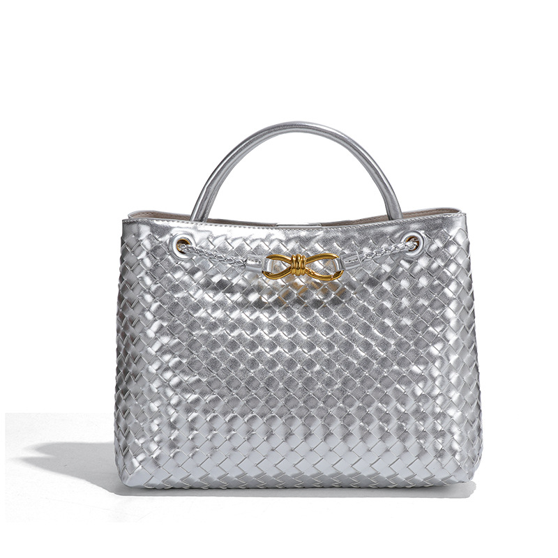 Kích thước lớn da dệt túi xách (32*17*20 cm) - 图片 10