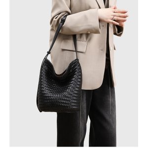 Túi dệt bằng da công suất lớn - 图片 8