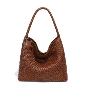 Túi dệt bằng da công suất lớn - 图片 14