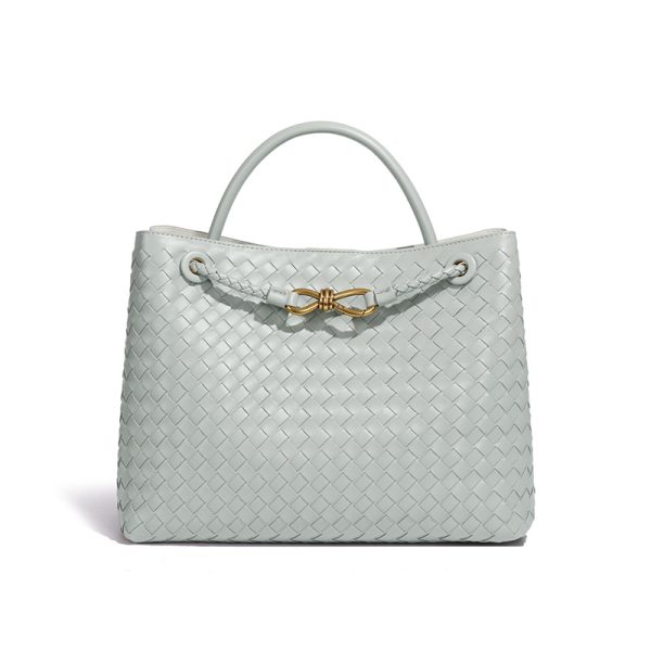 Kích thước lớn da dệt túi xách (32*17*20 cm)