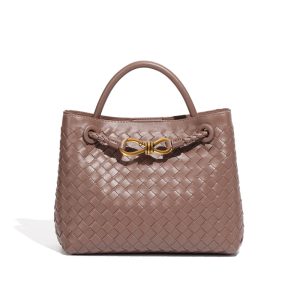 Kích thước lớn da dệt túi xách (32*17*20 cm) - 图片 14