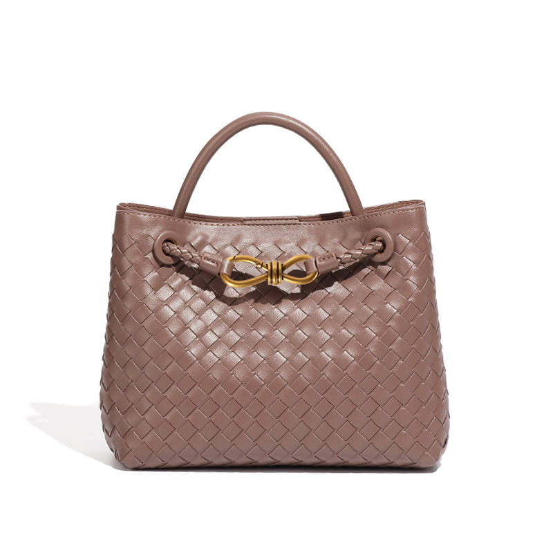 Kích thước lớn da dệt túi xách (32*17*20 cm) - 图片 14