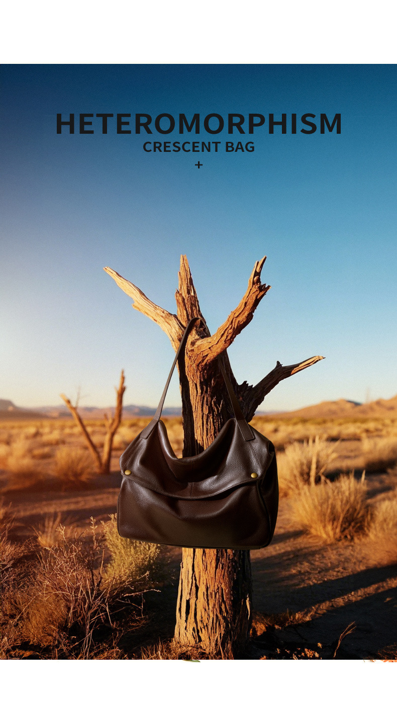 Cặp Tài Liệu Da Bò Thật FREYA, Túi Tote Sức Chứa Lớn, Túi Đeo Vai Đơn Giản, Dành Cho Nữ, Túi Đeo Chéo Thường Ngày - 图片 3