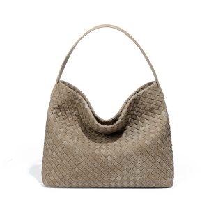 Suede Da Dệt Tote Túi (34*29*11 CM) - 图片 12