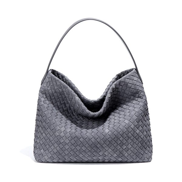 Suede Da Dệt Tote Túi (34*29*11 CM)