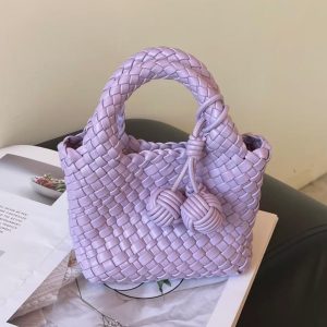 Macaron dệt Tote Bag - 图片 7