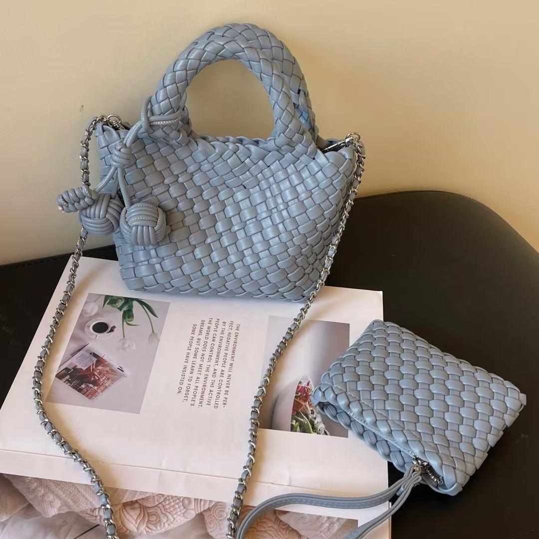 Macaron dệt Tote Bag - 图片 6