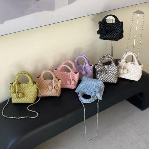 Macaron dệt Tote Bag - 图片 4