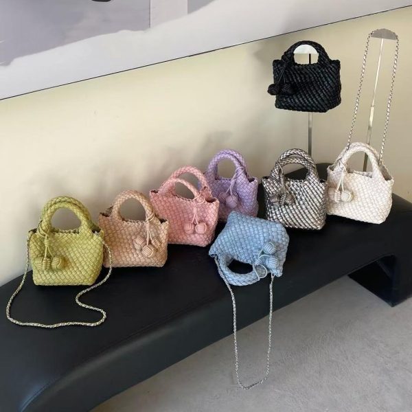 Macaron dệt Tote Bag