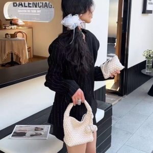 Phụ nữ mềm da dệt túi - 图片 7