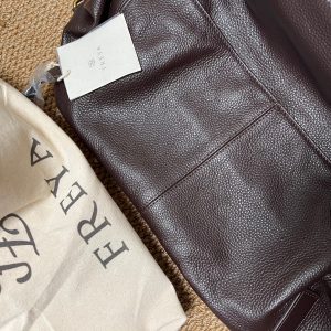 Cặp Tài Liệu Da Bò Thật FREYA, Túi Tote Sức Chứa Lớn, Túi Đeo Vai Đơn Giản, Dành Cho Nữ, Túi Đeo Chéo Thường Ngày - 图片 8