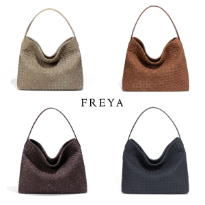 Suede Da Dệt Tote Túi (34*29*11 CM) - 图片 10