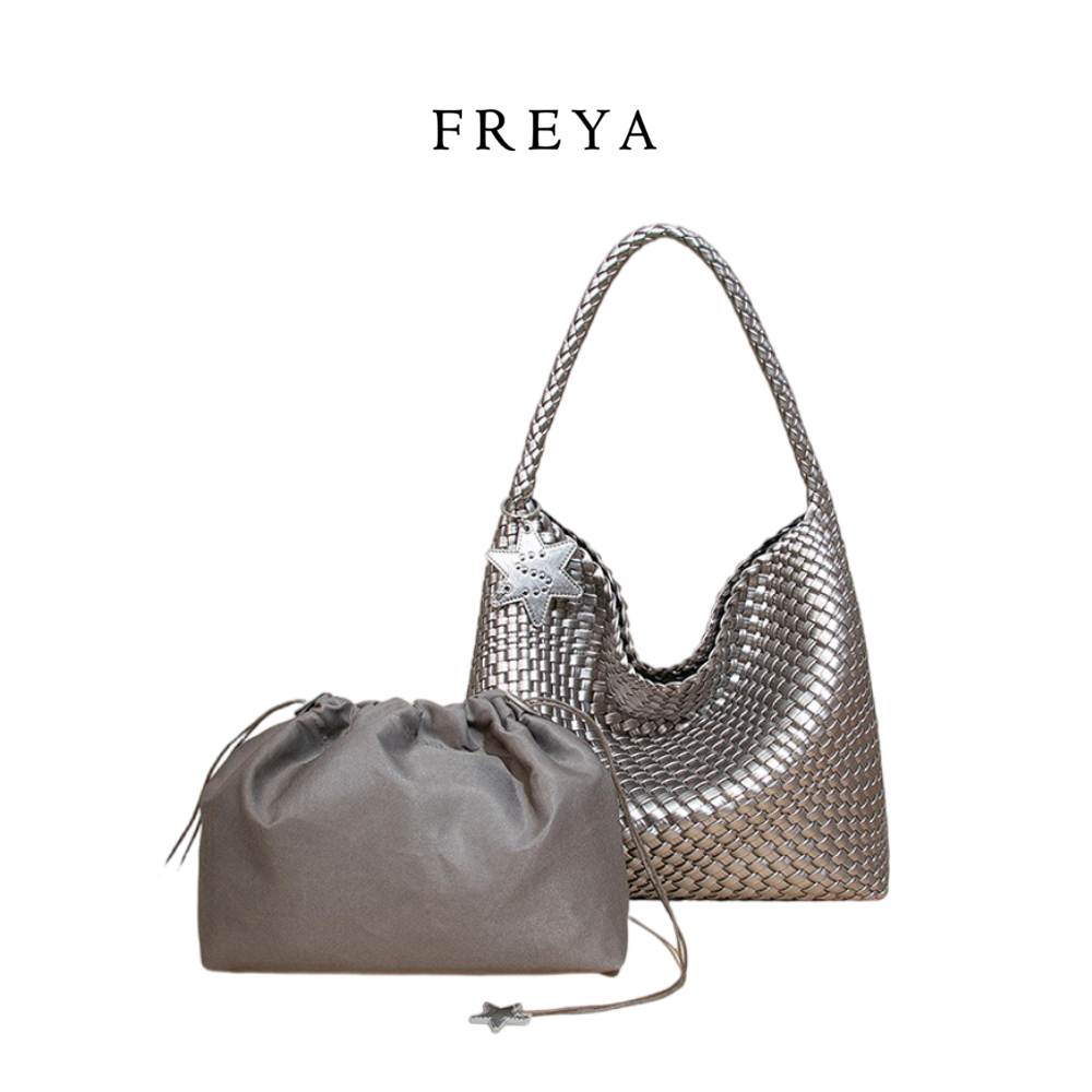 Túi dệt bằng da công suất lớn - 图片 3