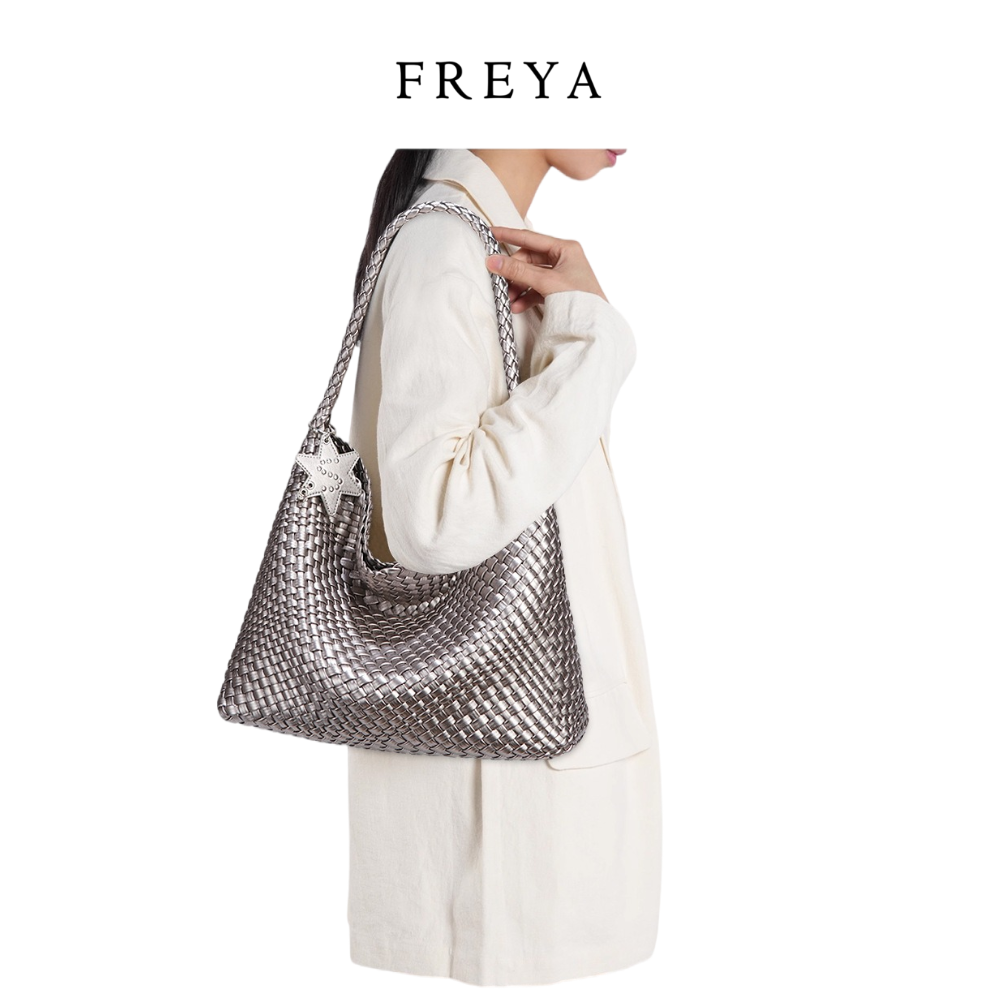 Túi dệt bằng da công suất lớn - 图片 5