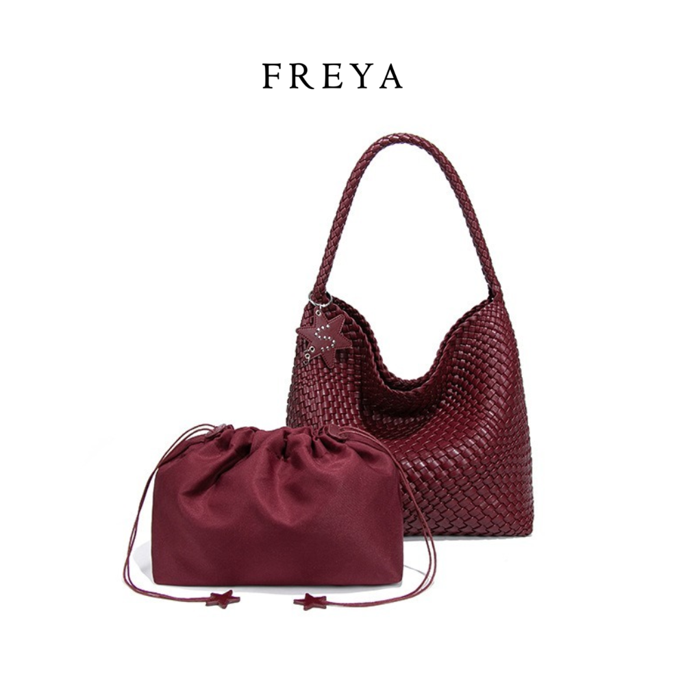 Túi dệt bằng da công suất lớn - 图片 6