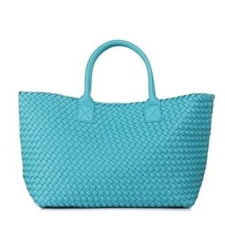 Mềm da dệt Tote Bag