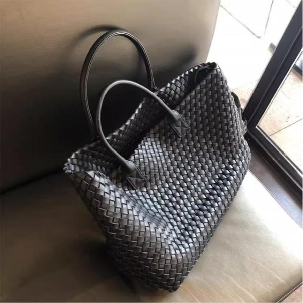 Mềm da dệt Tote Bag