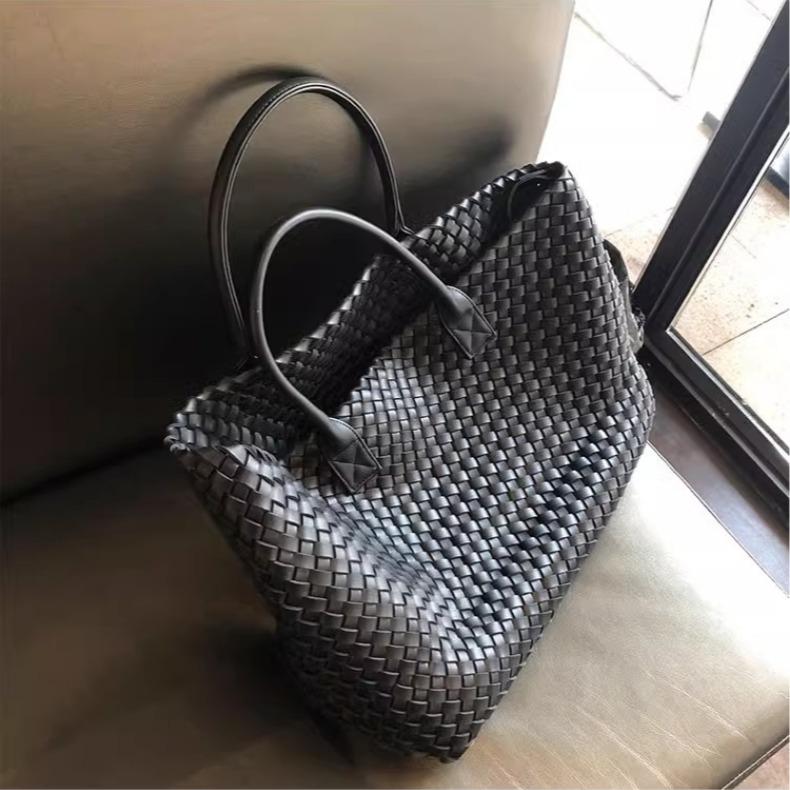 Mềm da dệt Tote Bag - 图片 15