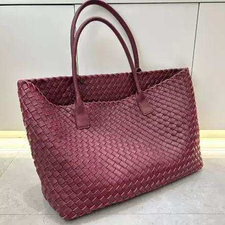 Mềm da dệt Tote Bag