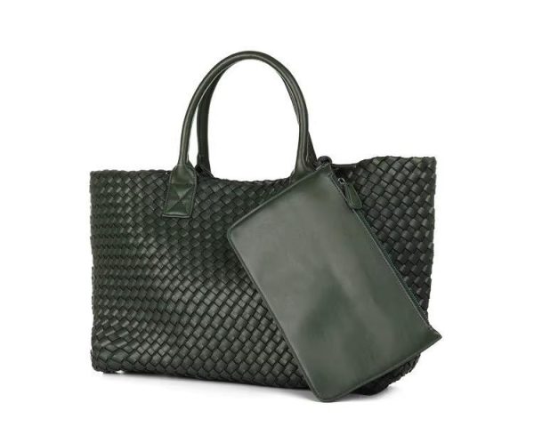 Mềm da dệt Tote Bag