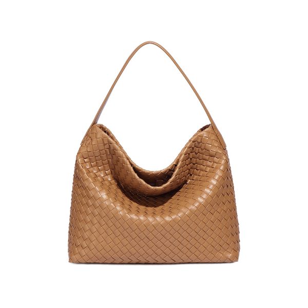 Túi Tote Dệt Bằng Da (35*27*13 CM)