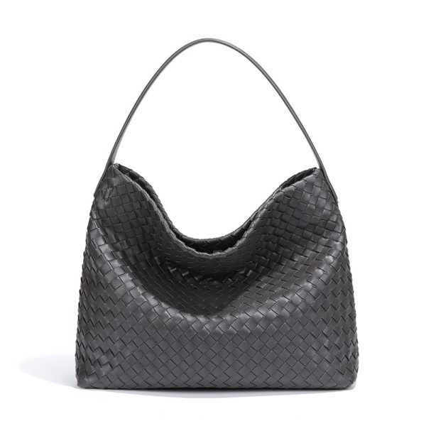 Túi Tote Dệt Bằng Da (35*27*13 CM)