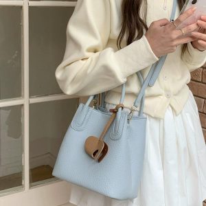 Túi xô Hàn Quốc đơn giản cho mùa xuân và mùa hè - 图片 7