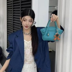 Túi xách mini với mặt dây chuyền - 图片 15