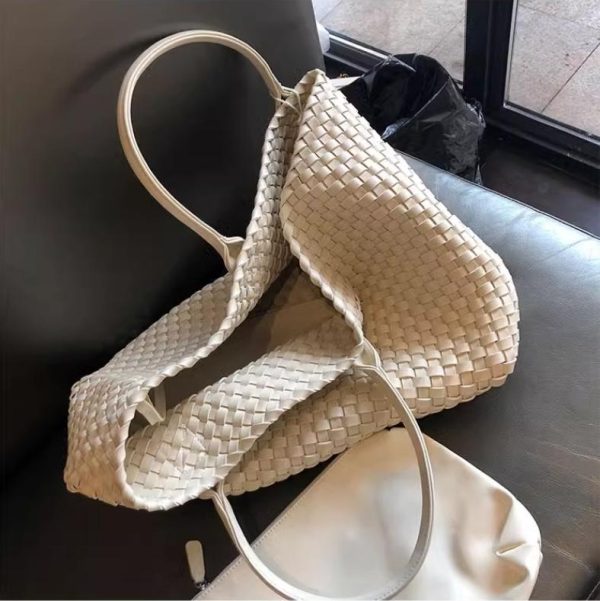 Mềm da dệt Tote Bag