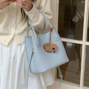 Túi xô Hàn Quốc đơn giản cho mùa xuân và mùa hè - 图片 5