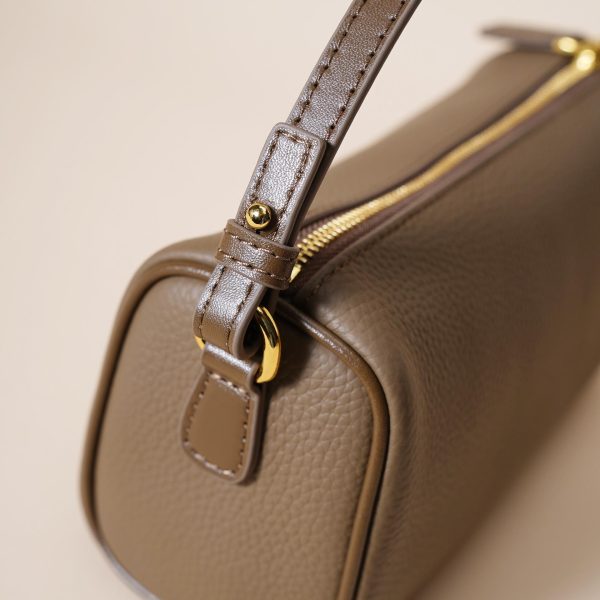 Túi da bò Boston đơn giản cho phụ nữ