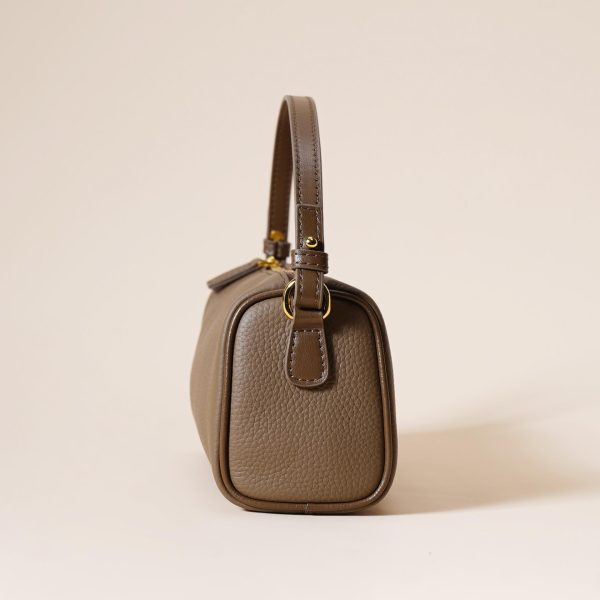 Túi da bò Boston đơn giản cho phụ nữ