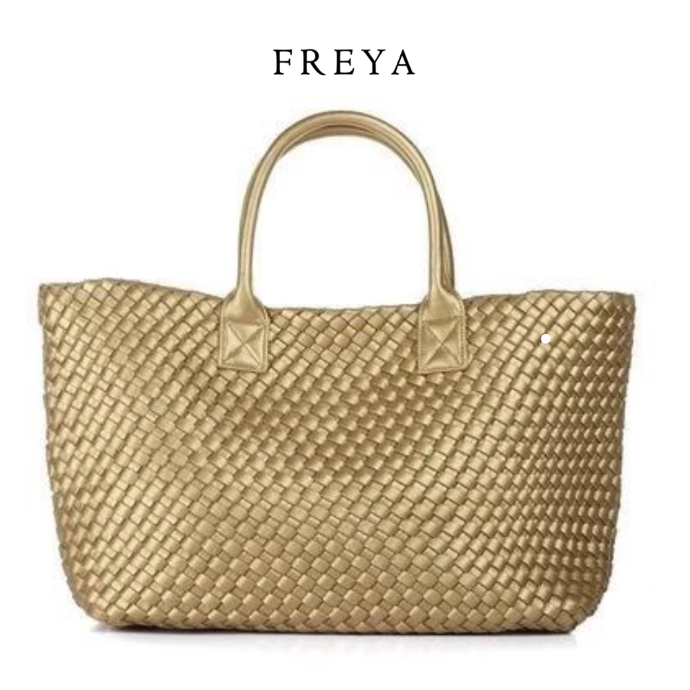 Mềm da dệt Tote Bag - 图片 1