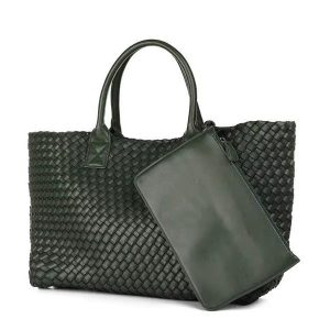 Mềm da dệt Tote Bag - 图片 4