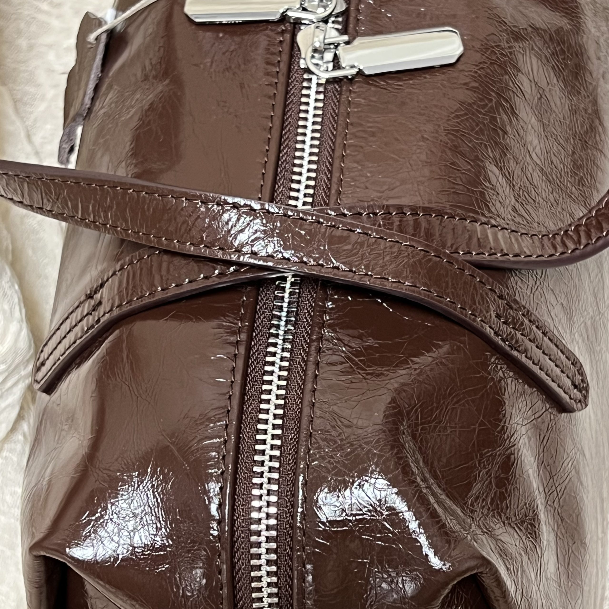 Công suất lớn sáp da tote túi - 图片 7